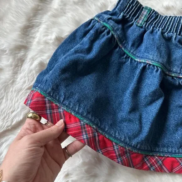 Oshkosh-b-gosh Women's Blue and Navy Skirt - Picture 2 of 5